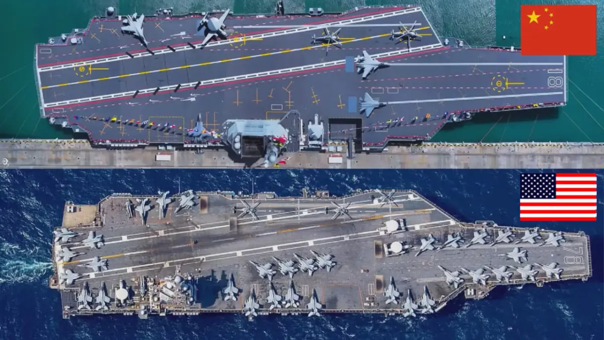 中国最新空母「福建」ついに就役！米海軍フォード級に迫るとされる